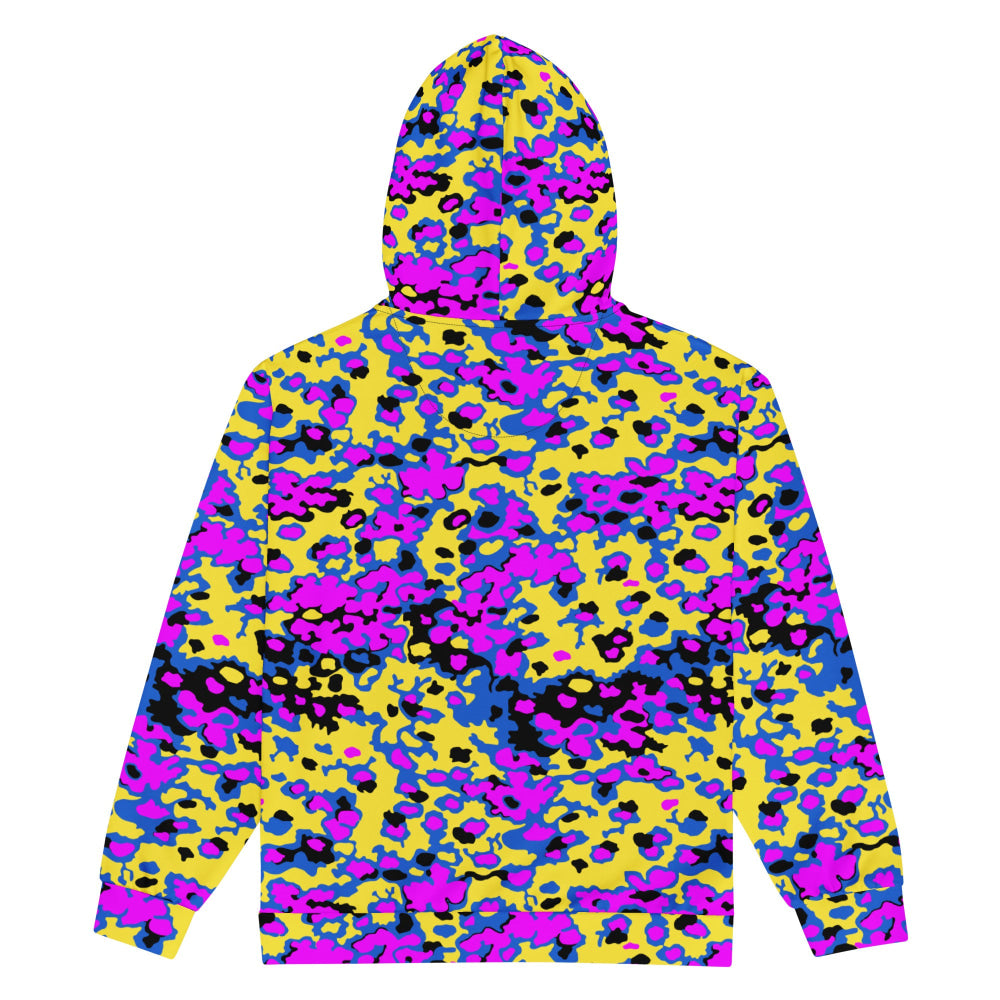 Oakleaf Glow-Oak Fuschia CAMO Unisex zip hoodie - Zip Hoodie