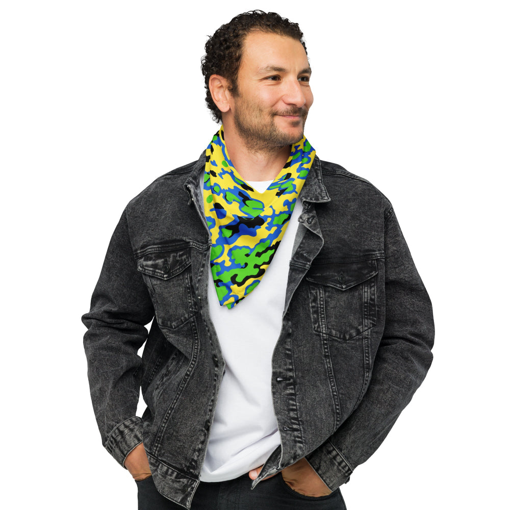 Oakleaf Glow-Oak Green CAMO bandana - L - Bandana