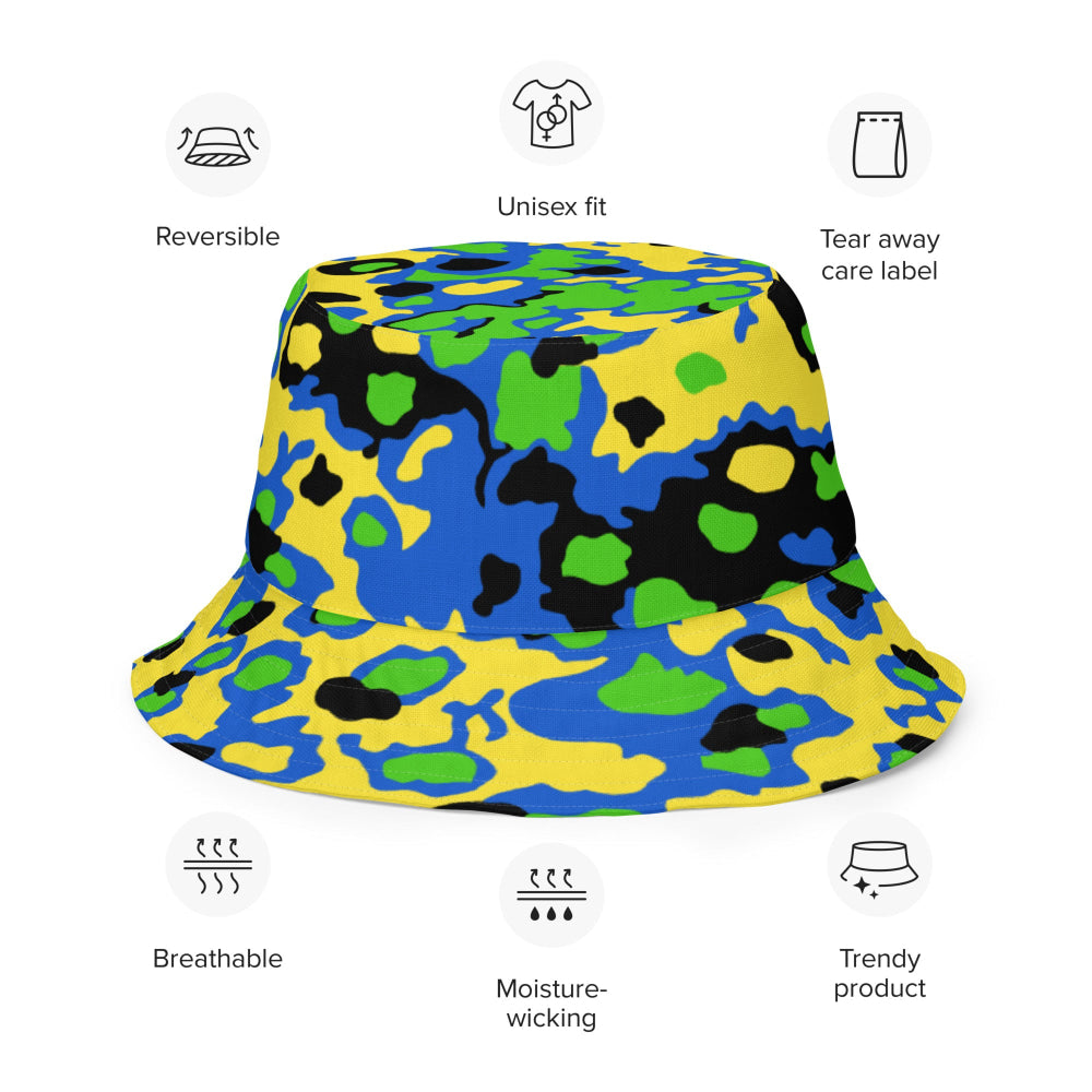 Oakleaf Glow-Oak Green CAMO Reversible bucket hat - Bucket Hat