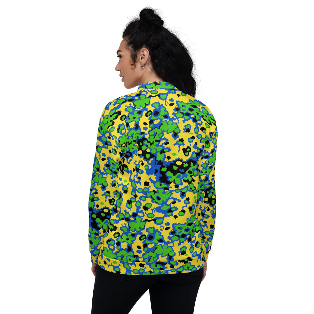 Oakleaf Glow-Oak Green CAMO Unisex Bomber Jacket