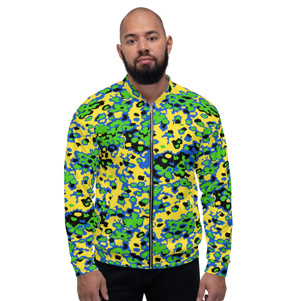 Oakleaf Glow-Oak Green CAMO Unisex Bomber Jacket