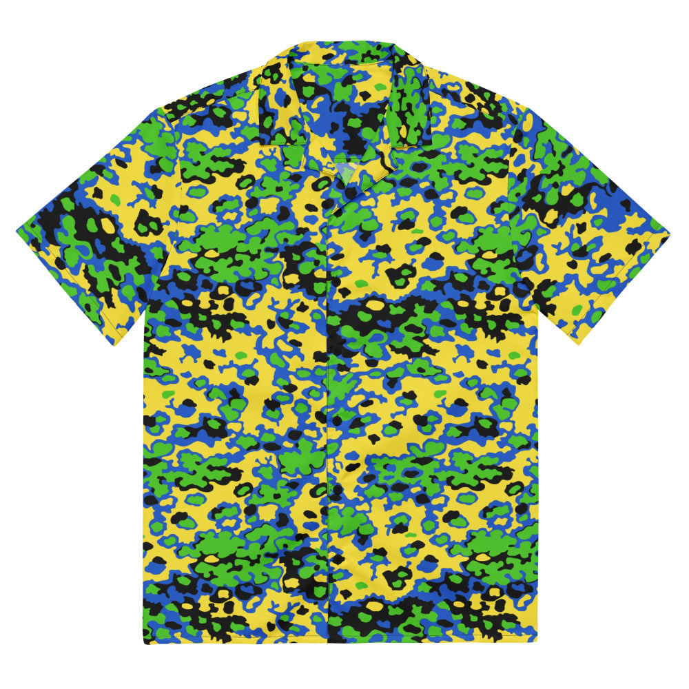 Oakleaf Glow-Oak Green CAMO Unisex button shirt - 2XS - Button Shirt