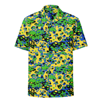 Oakleaf Glow-Oak Green CAMO Unisex button shirt - Button Shirt