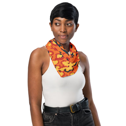 Oakleaf Glow-Oak Hunter Orange CAMO bandana - Bandana