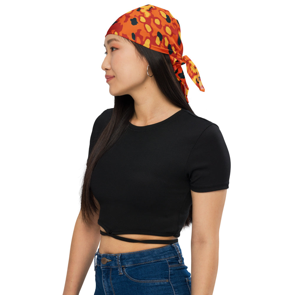 Oakleaf Glow-Oak Hunter Orange CAMO bandana - Bandana