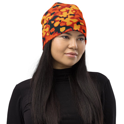 Oakleaf Glow-Oak Hunter Orange CAMO Beanie