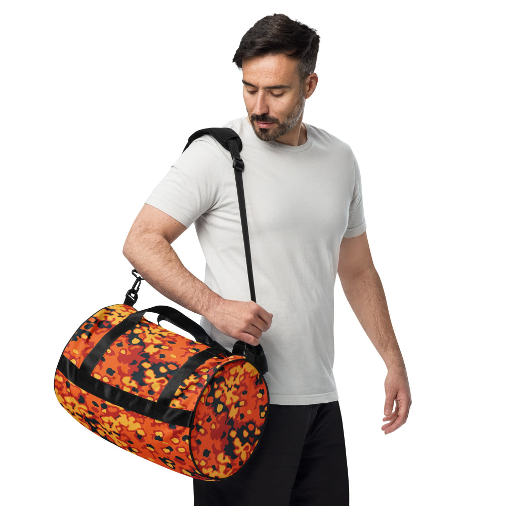 Oakleaf Glow-Oak Hunter Orange CAMO gym bag - Gym Bag