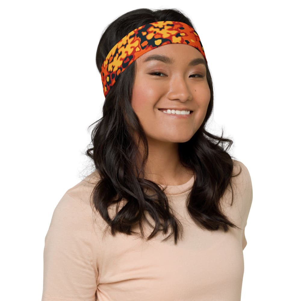 Oakleaf Glow-Oak Hunter Orange CAMO Headband