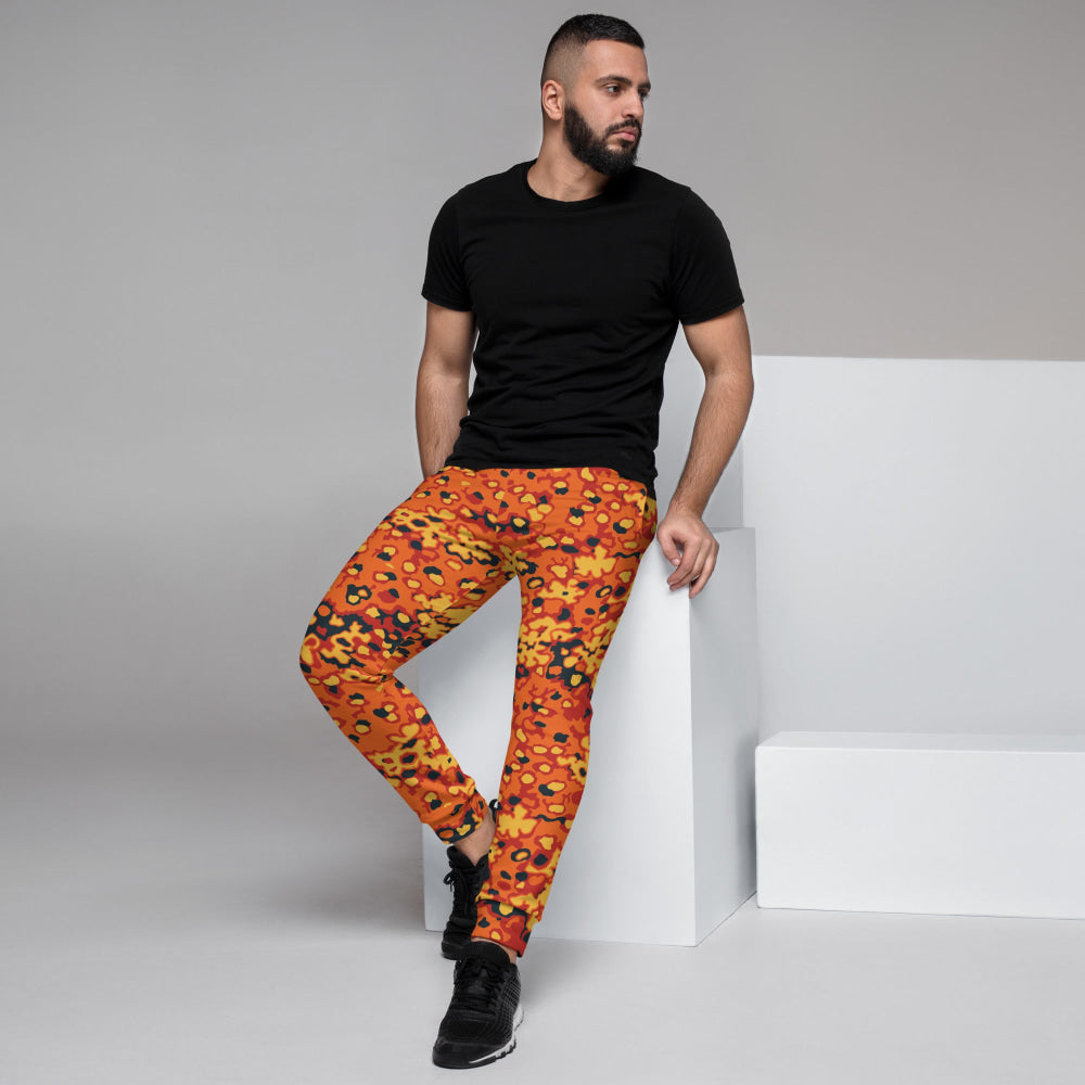 Oakleaf Glow-Oak Hunter Orange CAMO Men’s Joggers - Mens