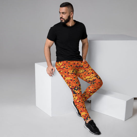 Oakleaf Glow-Oak Hunter Orange CAMO Men’s Joggers - XS - Mens