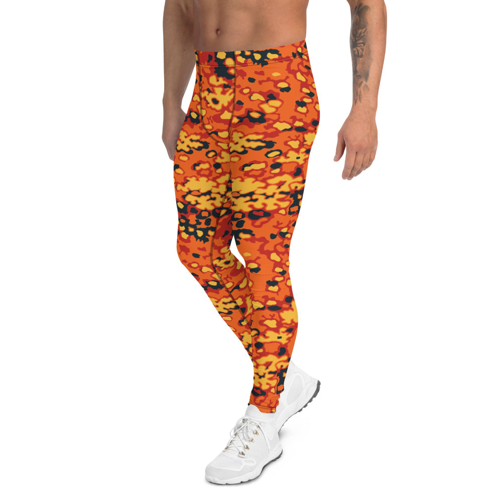 Oakleaf Glow-Oak Hunter Orange CAMO Men’s Leggings - Mens