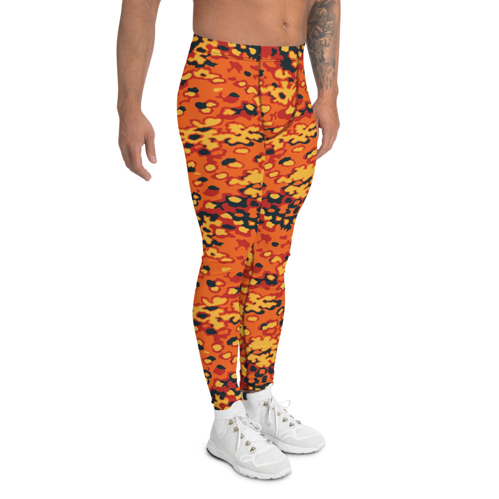 Oakleaf Glow-Oak Hunter Orange CAMO Men’s Leggings - Mens