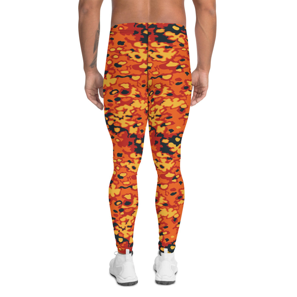 Oakleaf Glow-Oak Hunter Orange CAMO Men’s Leggings - Mens