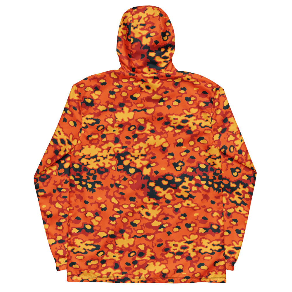 Oakleaf Glow-Oak Hunter Orange CAMO Men’s windbreaker - Mens Windbreaker