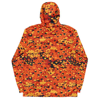 Oakleaf Glow-Oak Hunter Orange CAMO Men’s windbreaker - Mens Windbreaker