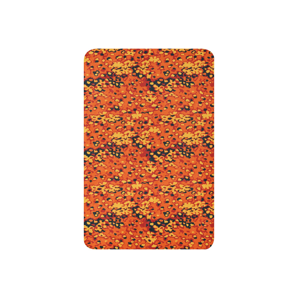 Oakleaf Glow-Oak Hunter Orange CAMO Sherpa blanket - Blanket