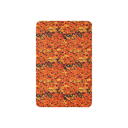 Oakleaf Glow-Oak Hunter Orange CAMO Sherpa blanket - Blanket