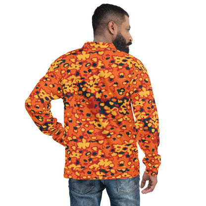 Oakleaf Glow-Oak Hunter Orange CAMO Unisex Bomber Jacket