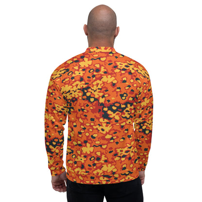 Oakleaf Glow-Oak Hunter Orange CAMO Unisex Bomber Jacket