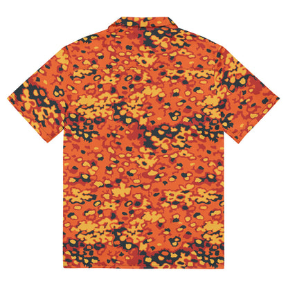 Oakleaf Glow-Oak Hunter Orange CAMO Unisex button shirt - Button Shirt