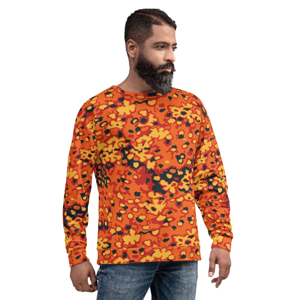 Oakleaf Glow-Oak Hunter Orange CAMO Unisex Sweatshirt