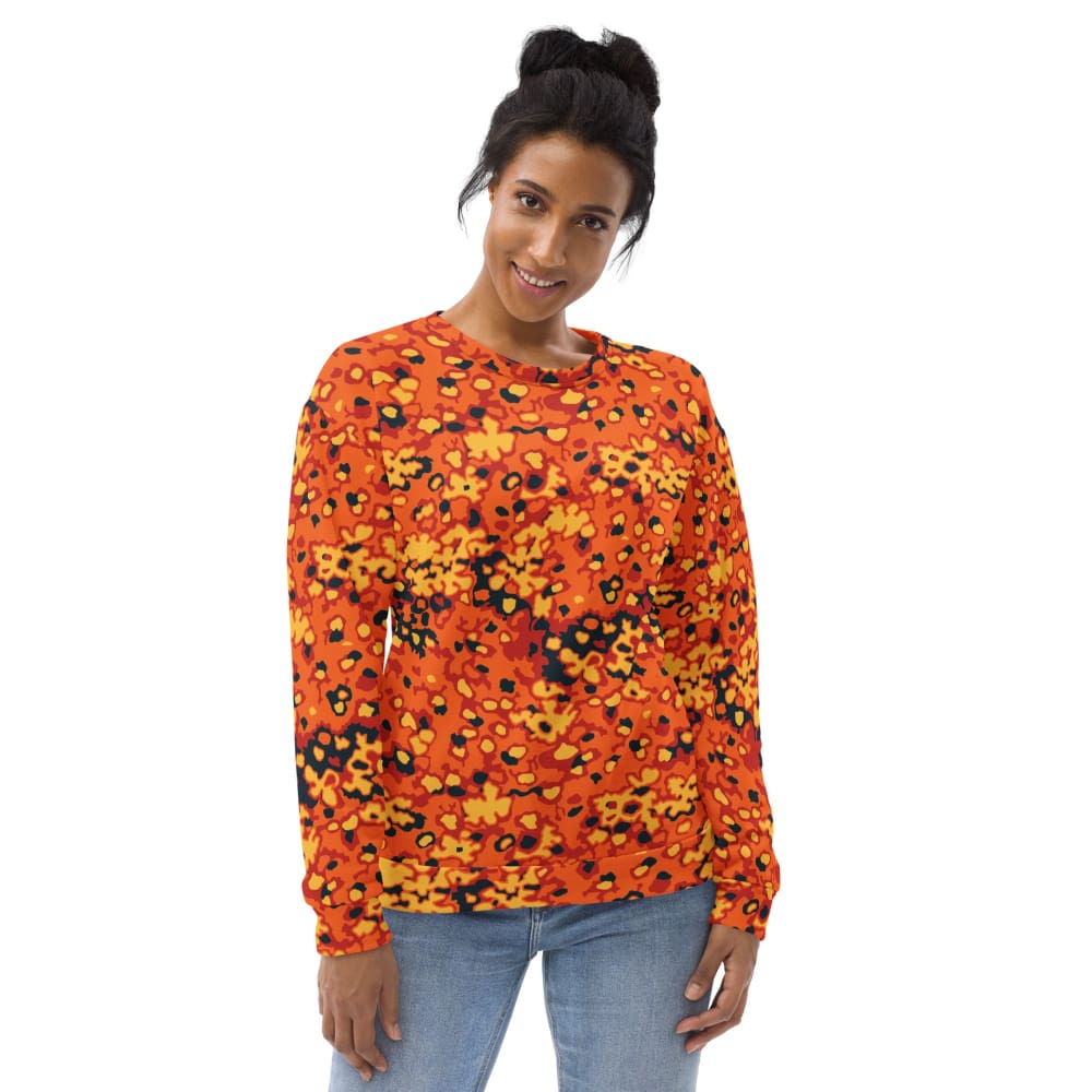 Oakleaf Glow-Oak Hunter Orange CAMO Unisex Sweatshirt