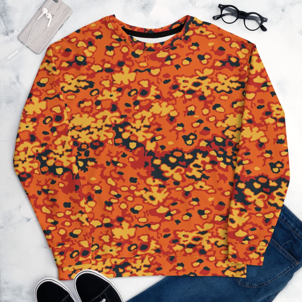 Oakleaf Glow-Oak Hunter Orange CAMO Unisex Sweatshirt