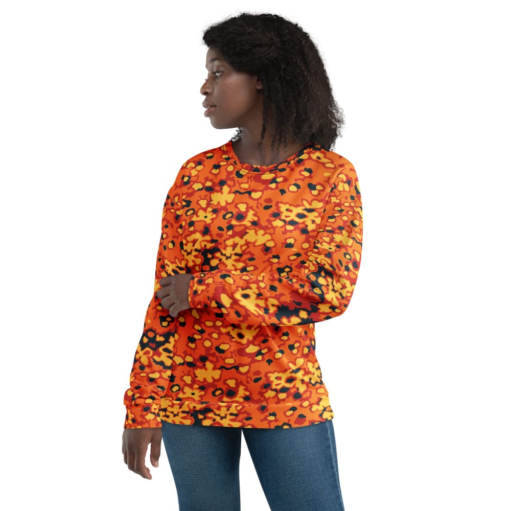 Oakleaf Glow-Oak Hunter Orange CAMO Unisex Sweatshirt