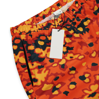 Oakleaf Glow-Oak Hunter Orange CAMO Unisex track pants - Track Pants