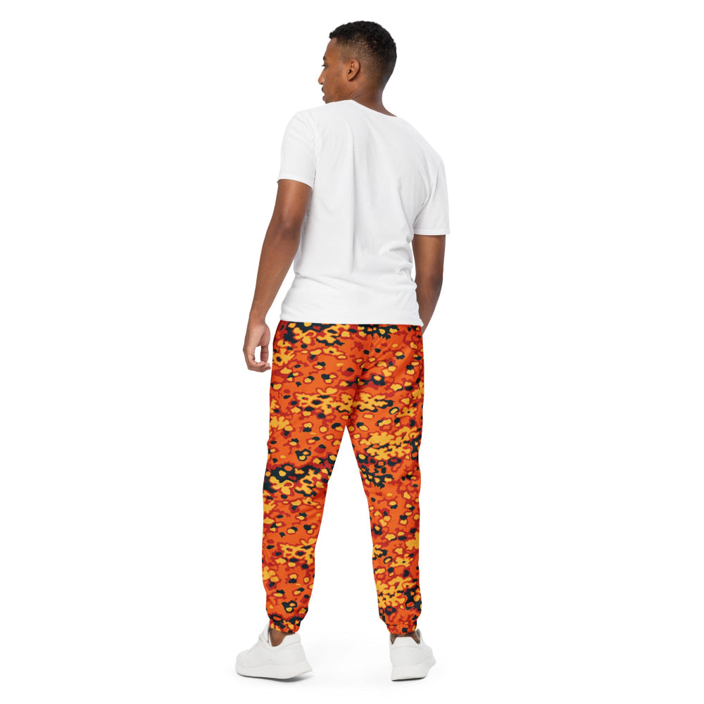 Oakleaf Glow-Oak Hunter Orange CAMO Unisex track pants - Track Pants