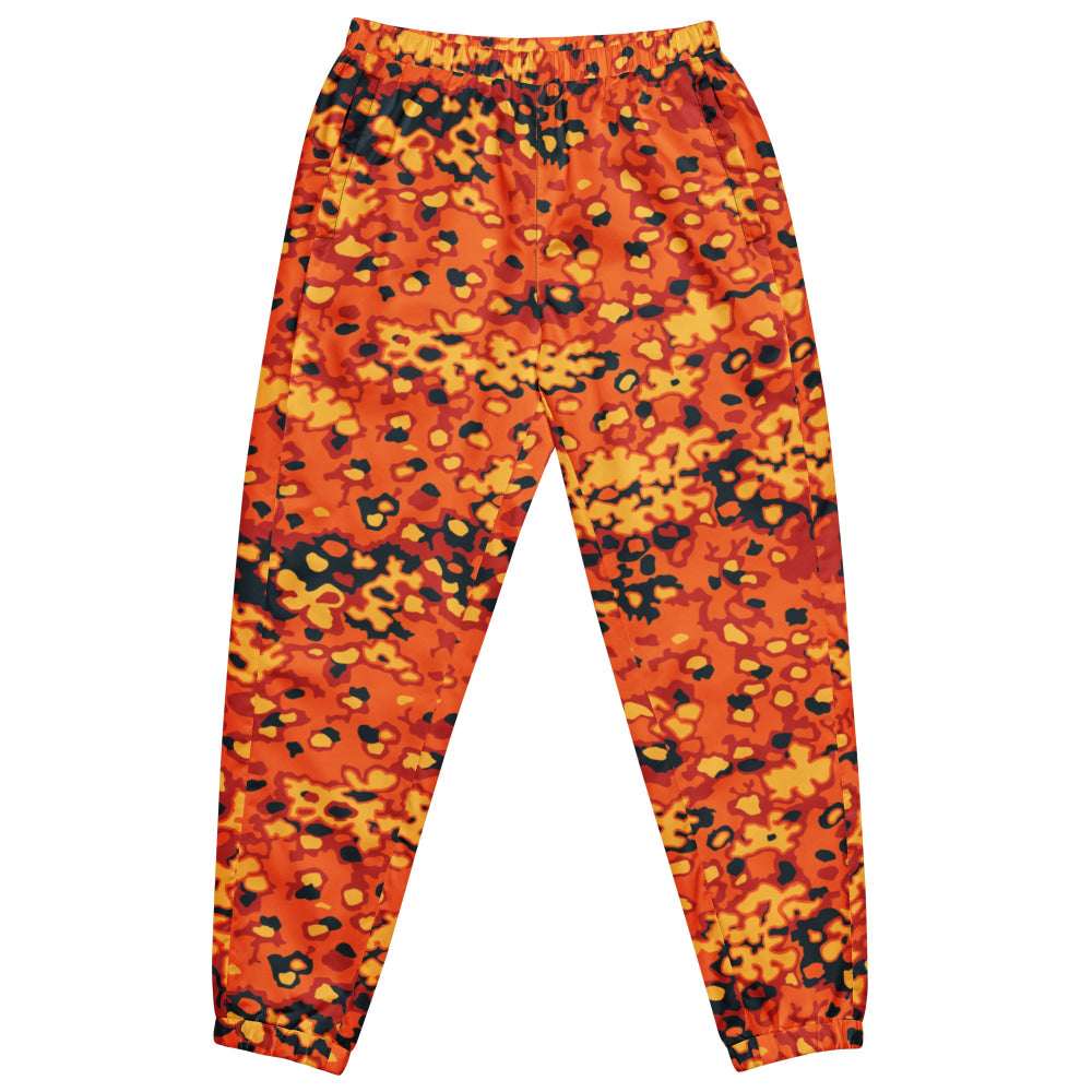 Oakleaf Glow-Oak Hunter Orange CAMO Unisex track pants - Track Pants