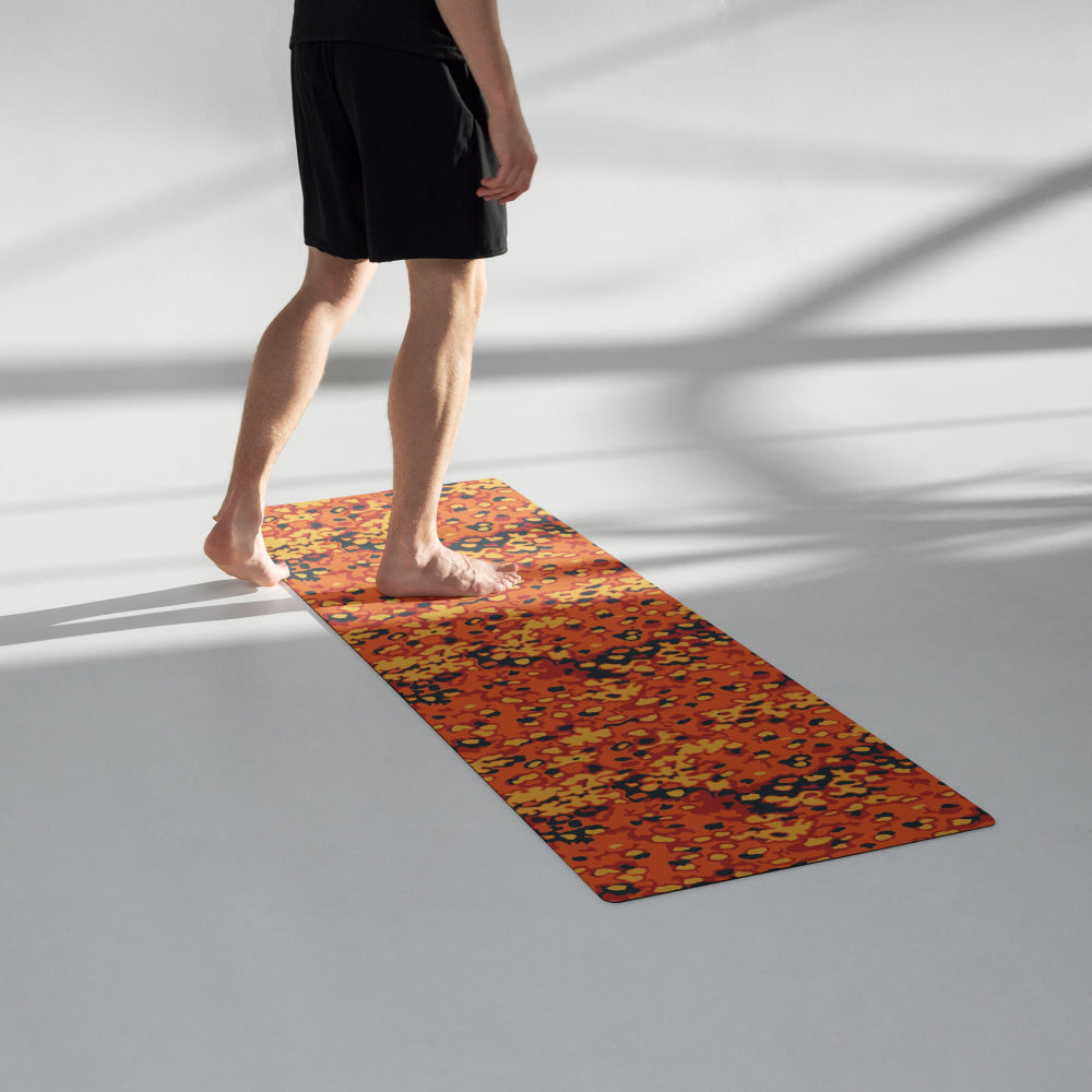 Oakleaf Glow-Oak Hunter Orange CAMO Yoga mat - Mat