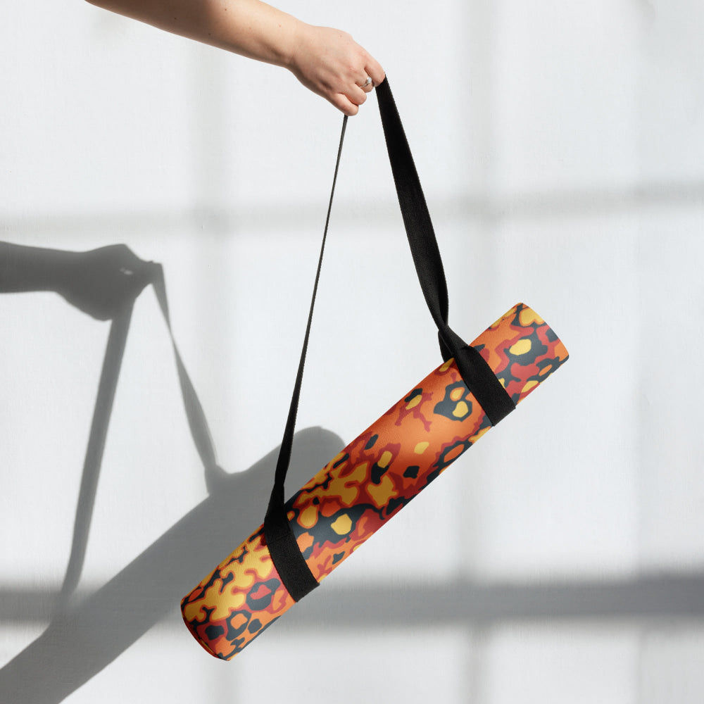 Oakleaf Glow-Oak Hunter Orange CAMO Yoga mat - Mat