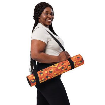 Oakleaf Glow-Oak Hunter Orange CAMO Yoga mat - Mat