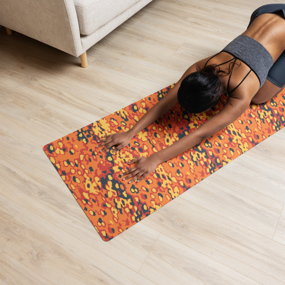 Oakleaf Glow-Oak Hunter Orange CAMO Yoga mat - Mat