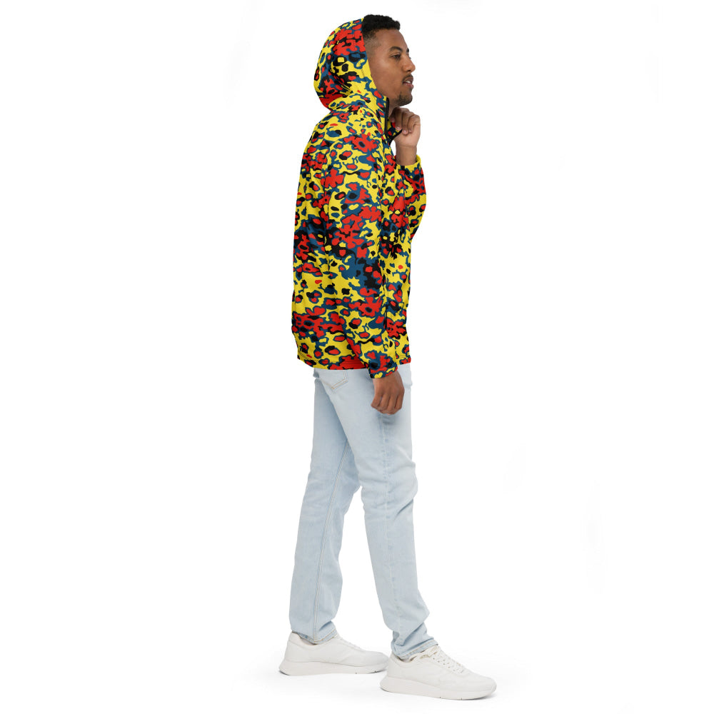 Oakleaf Glow-Oak Red CAMO Men’s windbreaker - Mens Windbreaker