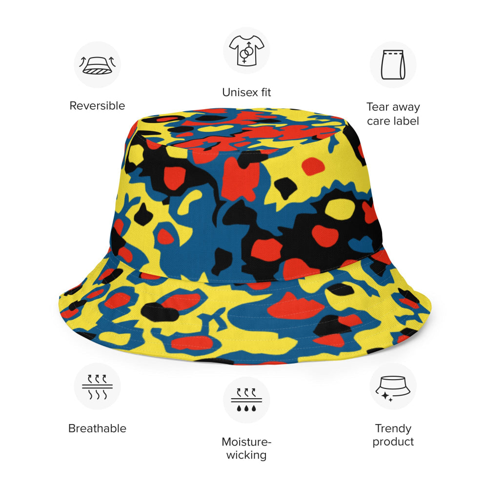 Oakleaf Glow-Oak Red CAMO Reversible bucket hat - Bucket Hat