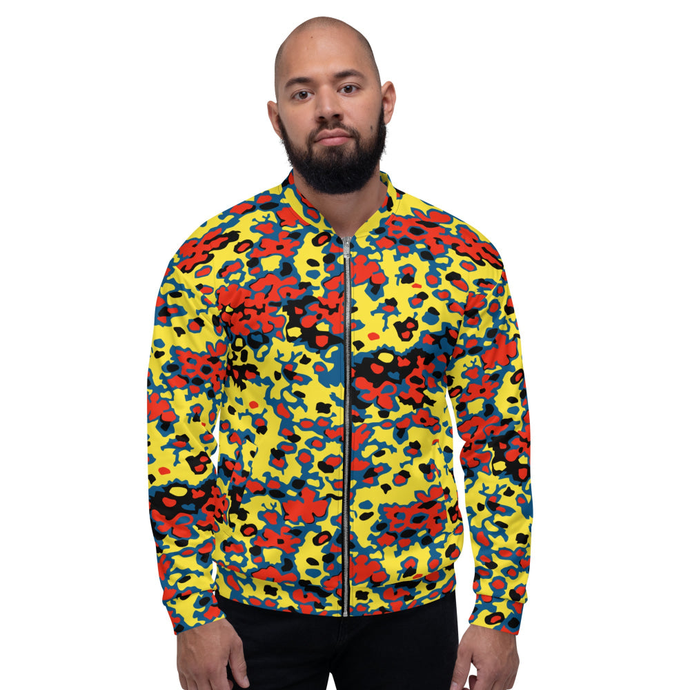 Oakleaf Glow-Oak Red CAMO Unisex Bomber Jacket