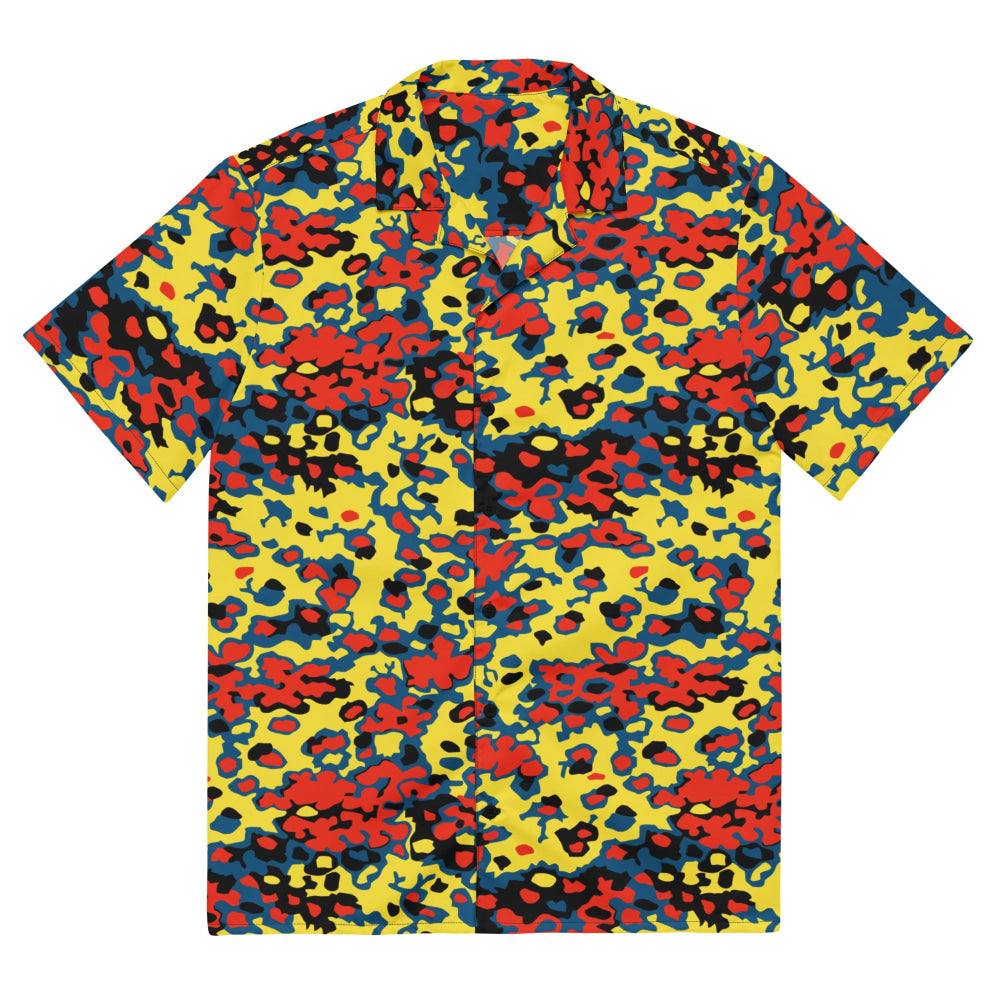 Oakleaf Glow-Oak Red CAMO Unisex button shirt - 2XS - Button Shirt