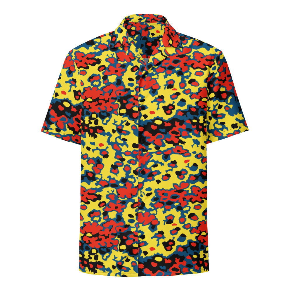 Oakleaf Glow-Oak Red CAMO Unisex button shirt - Button Shirt