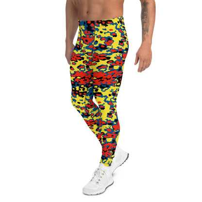 Oakleaf Glow-Oak Red CAMO Women’s Men’s Leggings - Mens