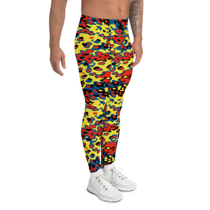 Oakleaf Glow-Oak Red CAMO Women’s Men’s Leggings - Mens