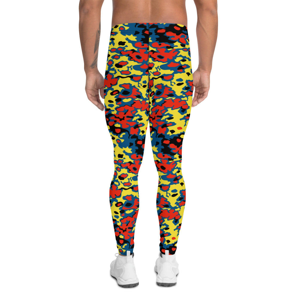 Oakleaf Glow-Oak Red CAMO Women’s Men’s Leggings - Mens