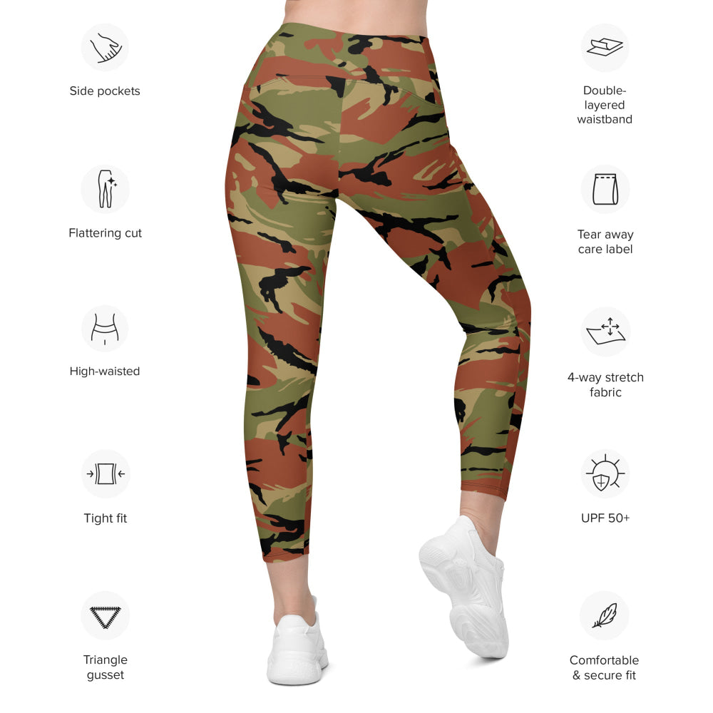 Oman Royal Army DPM Early Version CAMO Leggings with pockets - Womens With Pockets