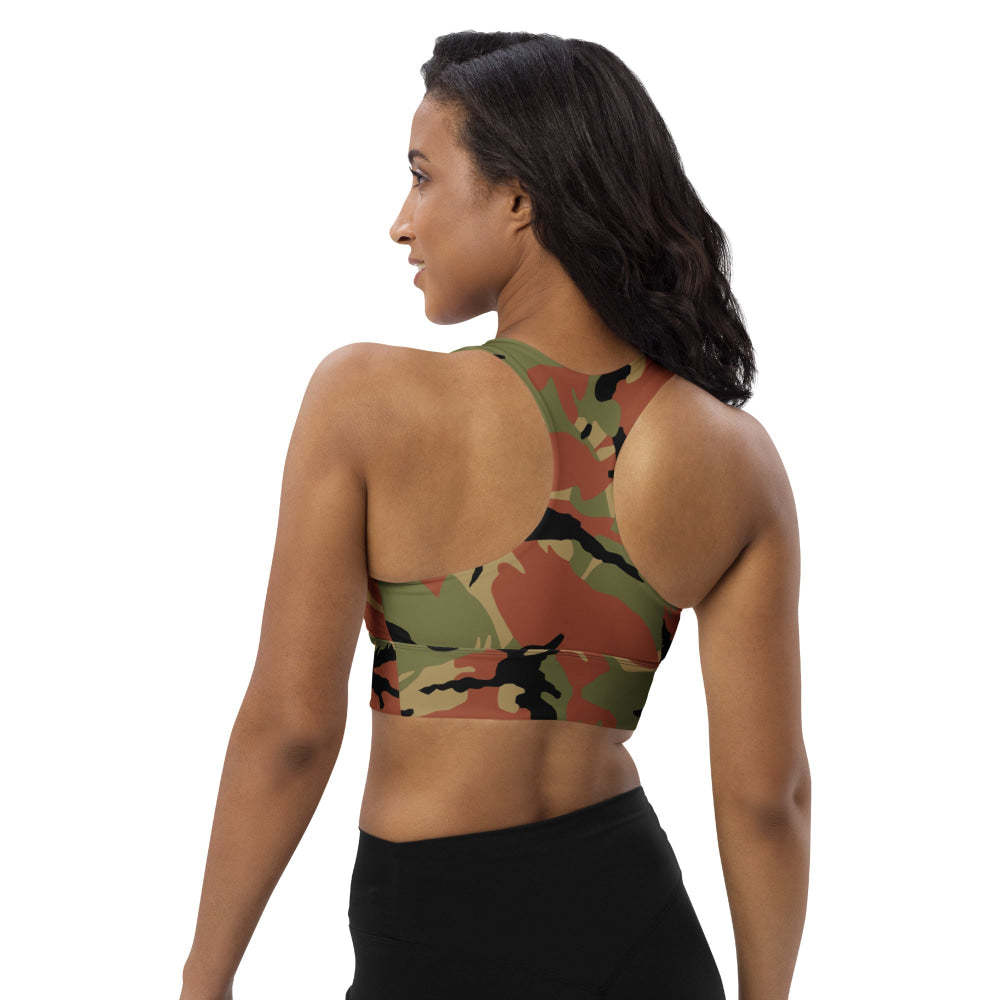 Oman Royal Army DPM Early Version CAMO Longline sports bra - Womens Sports Bra