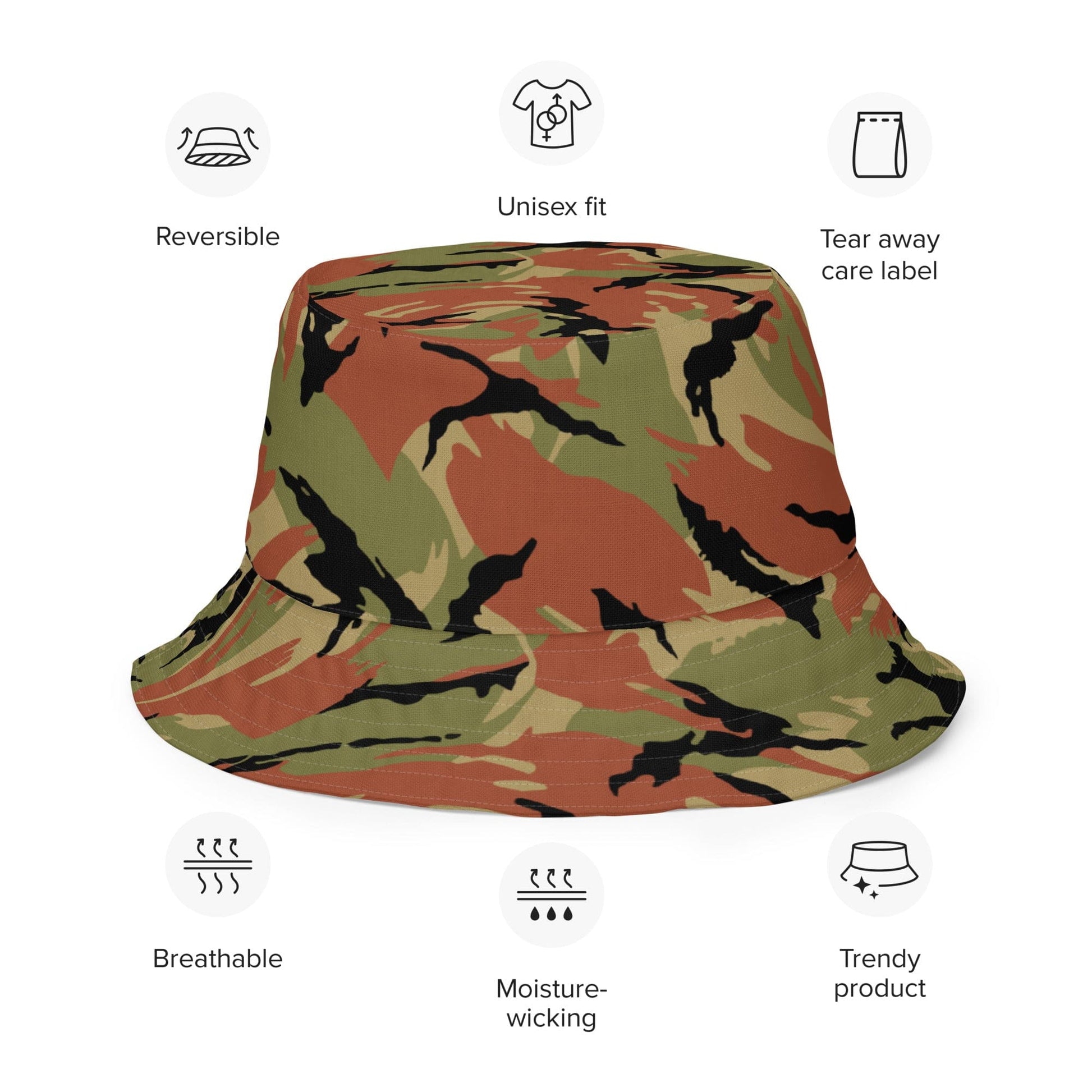 Oman Royal Army DPM Early Version CAMO Reversible bucket hat - Bucket Hat