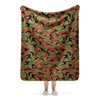 Oman Royal Army DPM Early Version CAMO Sherpa blanket - 50″×60″ - Sherpa blanket