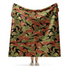 Oman Royal Army DPM Early Version CAMO Sherpa blanket - 60″×80″ - Sherpa blanket