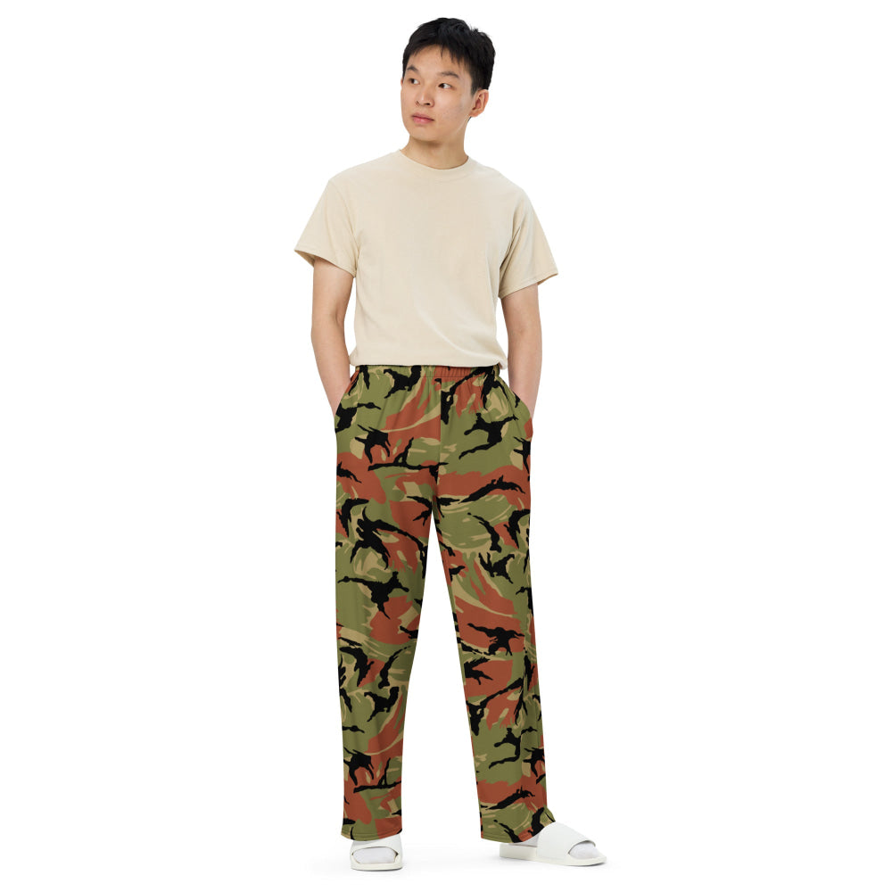 Oman Royal Army DPM Early Version CAMO unisex wide-leg pants - Unisex Wide-Leg Pants