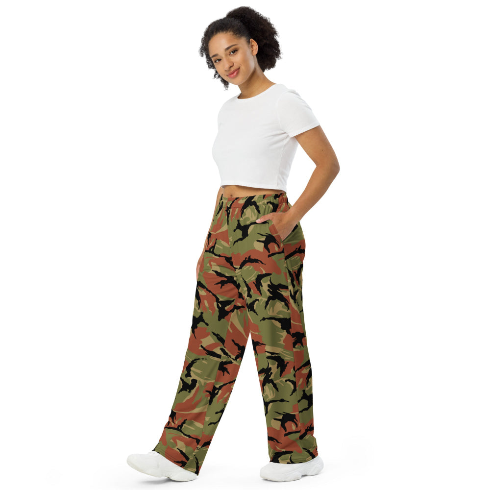 Oman Royal Army DPM Early Version CAMO unisex wide-leg pants - Unisex Wide-Leg Pants